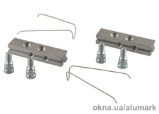 Комплект крепления закладных для компланарных 2-х секционных петель DOMINA NEW